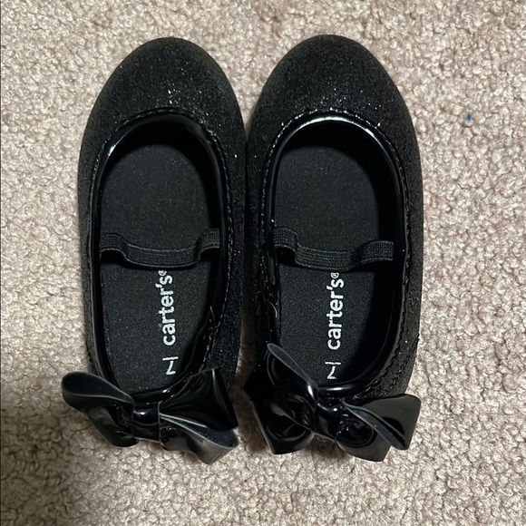 Carter's Other - Carter's Black Dress Shoes with Decorative Bows